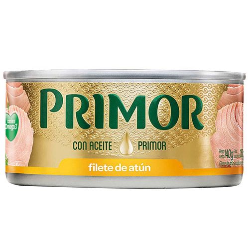 Filete de Atún PRIMOR en Aceite Vegetal Lata 140g