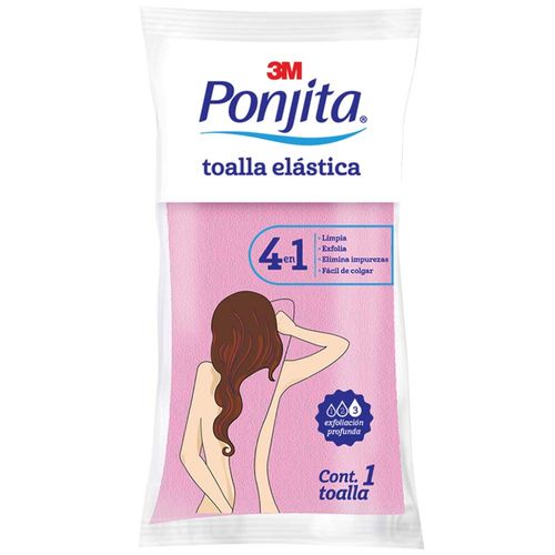 Esponja de Baño Elastica PONJITA Bolsa 1un