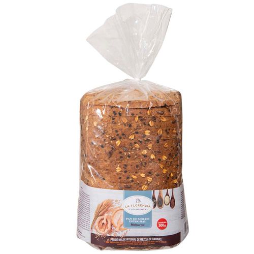 Pan de Molde Integral Multicereal LA FLORENCIA Bolsa 500g