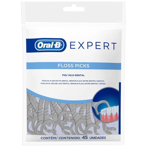 Hilo Dental ORAL-B Expert Floss Picks Blister 45un