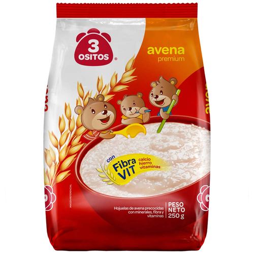 Avena Premium 3 OSITOS Bolsa 250g