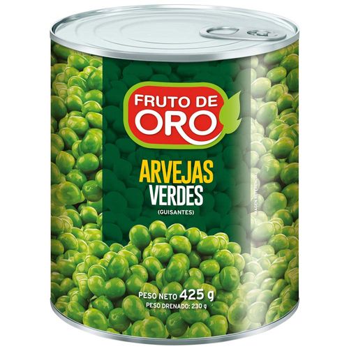 Arvejas FRUTO DE ORO Lata 425g