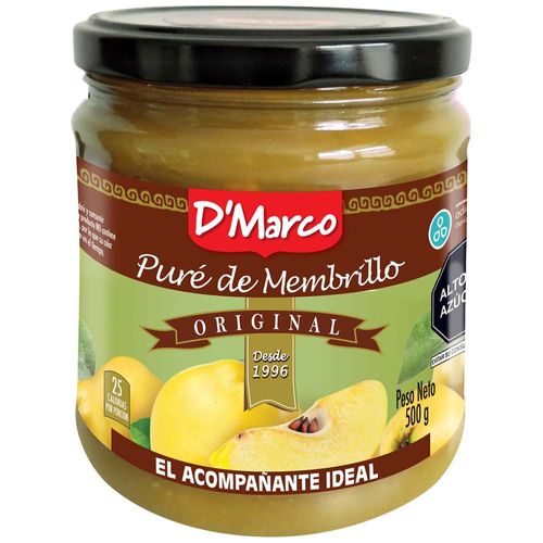 Puré de Membrillo D'MARCO Frasco 500g