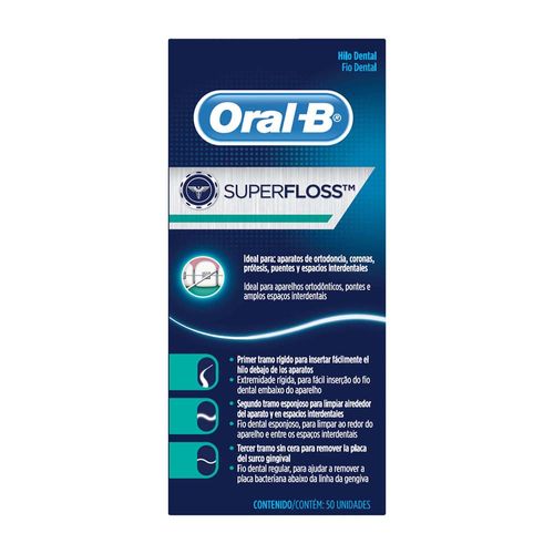 Hilo Dental ORAL-B Superfloss Paquete 50un