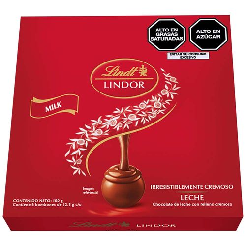 Chocolate de Leche con Relleno Cremoso LINDT Giftbox Caja 100g