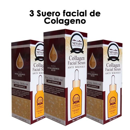 3 Sueros faciales de Colágeno