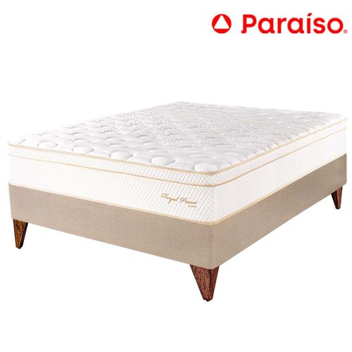 Cama Europea PARAISO Royal Prince 2 Plazas Champagne