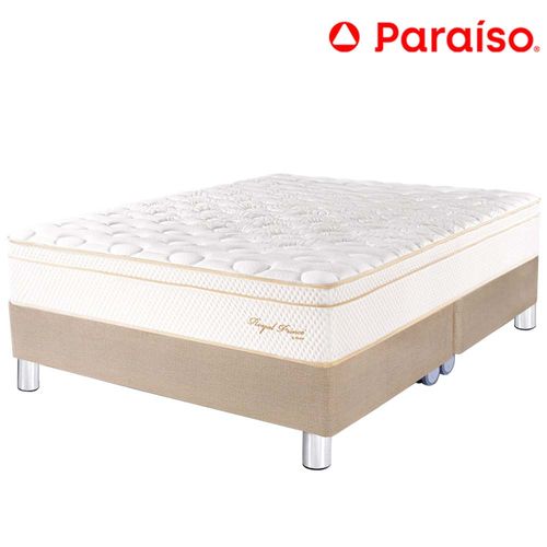 Cama PARAISO Royal Prince Queen Champagne