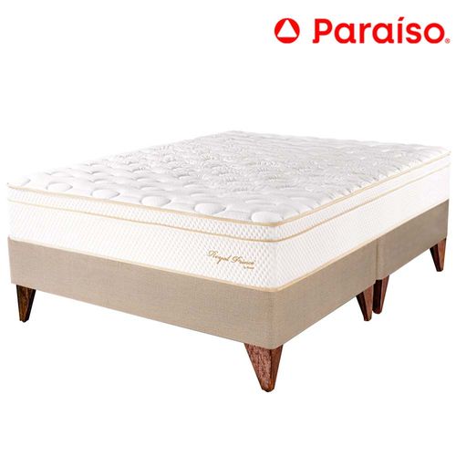 Cama Europea PARAISO Royal Prince Queen Champagne