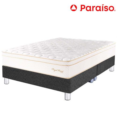 Cama PARAISO Royal Prince Queen Gris