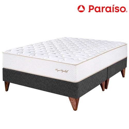 Cama Euro PARAÍSO ROYAL ELIZABETH Queen Gris