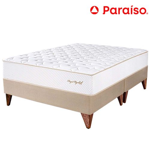 Cama Euro PARAÍSO ROYAL ELIZABETH Queen Champagne