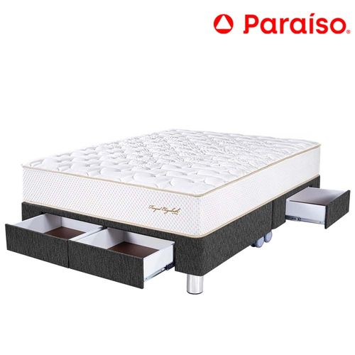 Cama con Cajones PARAÍSO ROYAL ELIZABETH Queen Gris