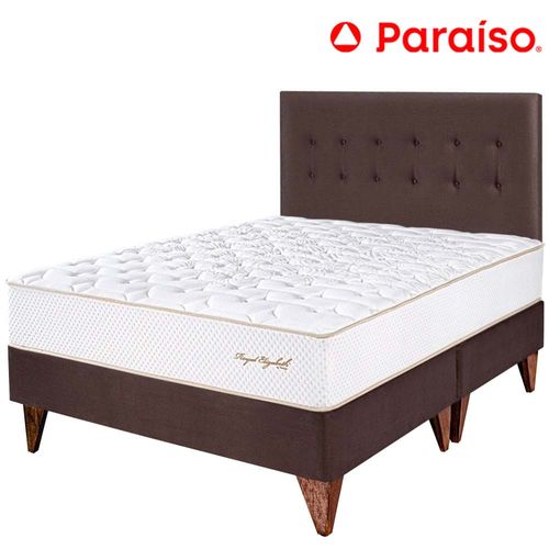 Juego de Dormitorio Euro PARAÍSO ROYAL ELIZABETH Queen Chocolate