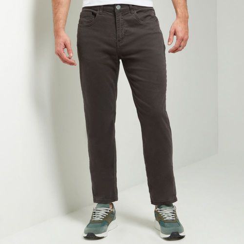 Jean Aereal Slim Charcoal Hombre
