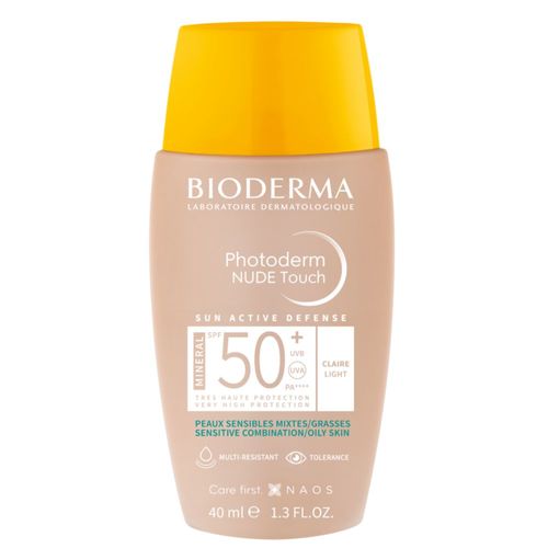 Fotoprotector  Bioderma Photoderm Nude Touch Spf 50 Teinte Claire