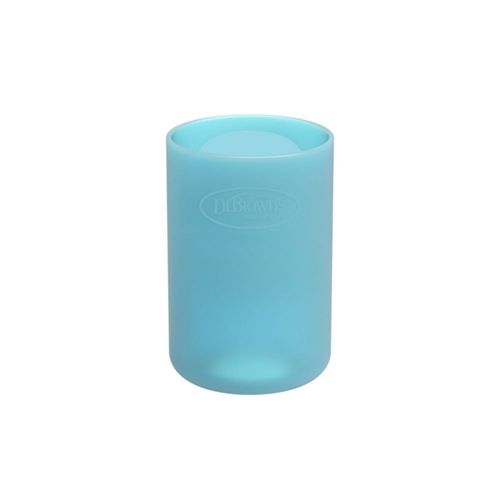 Funda De Biberón De Vidrio Dr Browns 4Oz/ 120Ml Boca Estrecha Azul