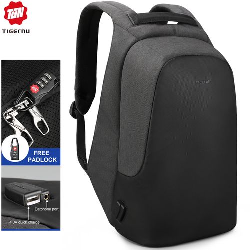 Mochila Antirrobo Hombre Tigernu TB3615B