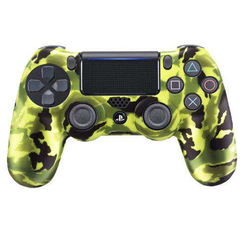 Funda para Mando PS4 Dualshock Verde Claro Camuflado