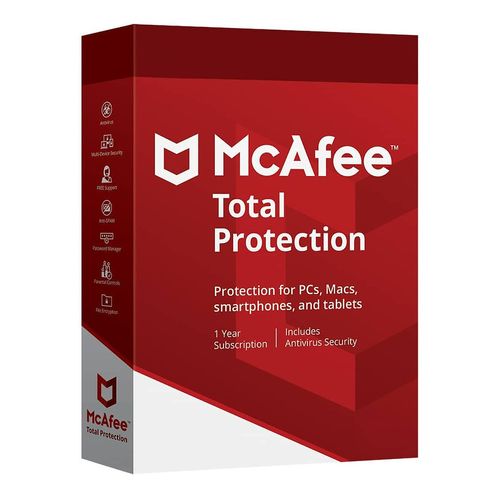 Mcafee Total Protection 10 Disp (Código Digital)
