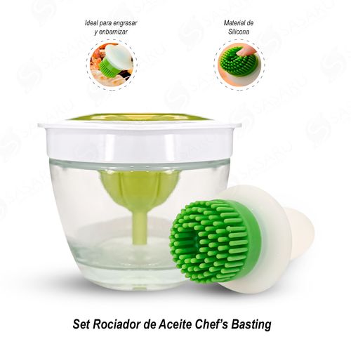 Set Rociador de Aceite Chef's Basting