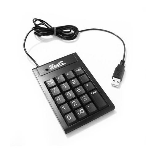 Klip Xtreme KNP-100 Abacus Numeric - Teclado numérico - USB - negro