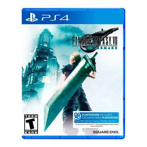 Final Fantasy VII Remake Playstation 4 Latam