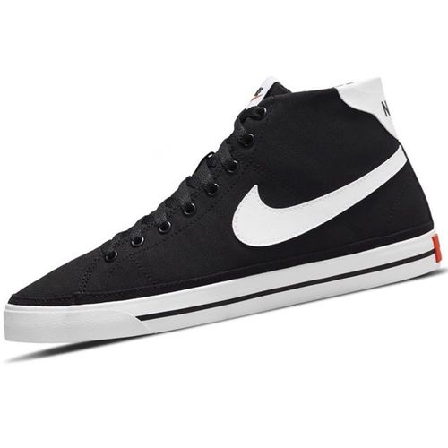 Botin Urbano Nike W Court Legacy Cnvs Mid DD0161-001 Negro