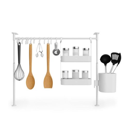 ORGANIZADOR DE COCINA AJUSTABLE - BLANCO