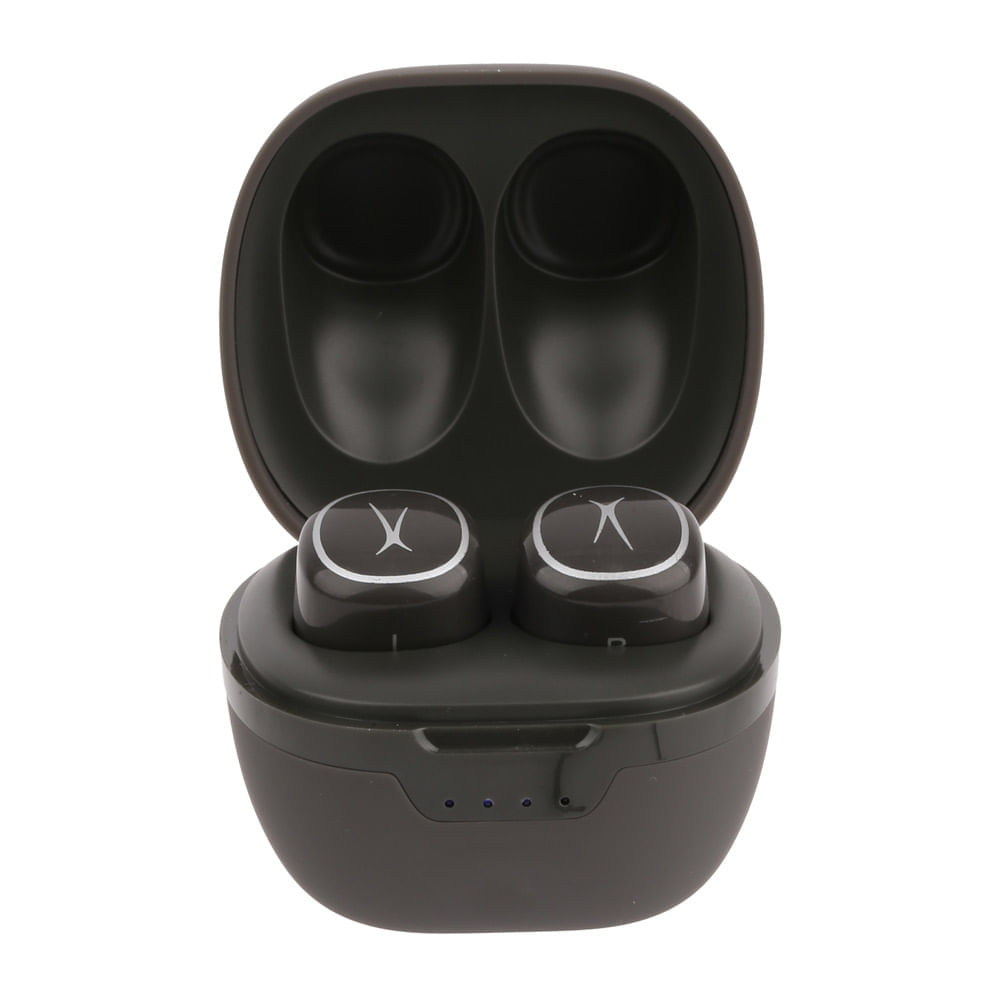 Audífonos bluetooth True Wireless Decibel Elite Pods 2 resistente al agua  IPX4, duración máx. 6 horas, controles táctil, estuche de aluminio, gris -  Coolbox