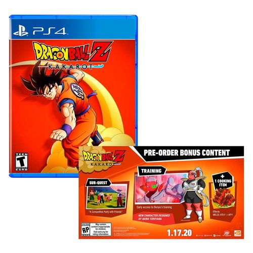 Dragon Ball Z Kakarot + Dlc Playstation 4