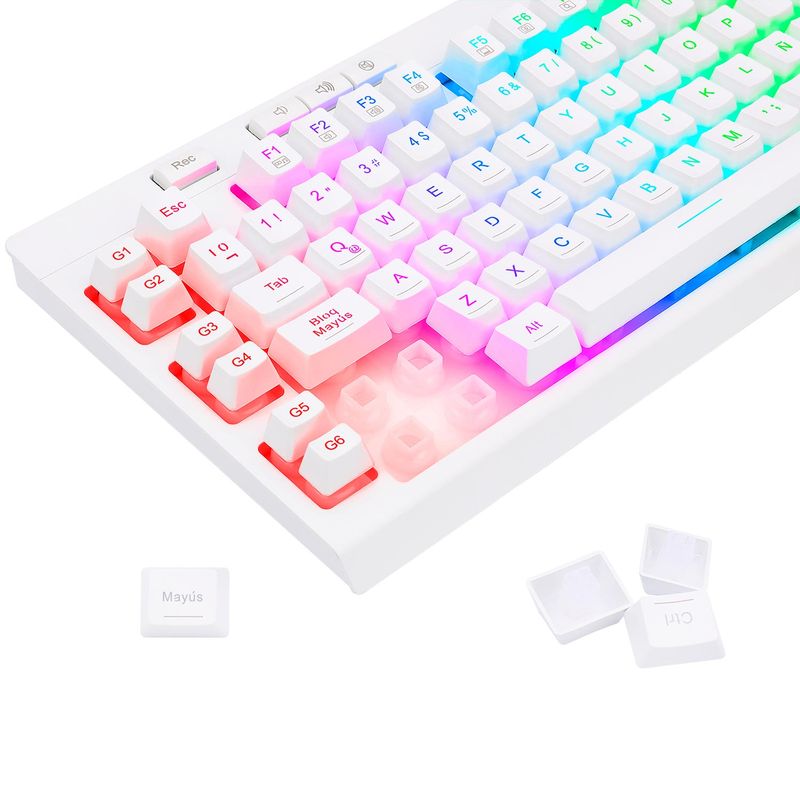 Teclado-Gamer-Redragon-Shiva-Spanish-K512W-Rgb-White