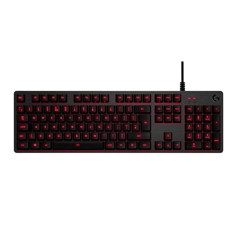 Teclado-Gamer-Logitech-G413-Red-Backlight-Mechanical-Gaming-Carbon