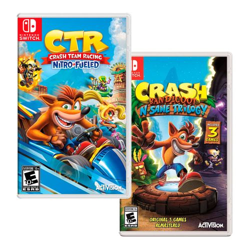 Crash Team Racing + Crash Bandicoot N Sane Trilogy Nintendo Switch