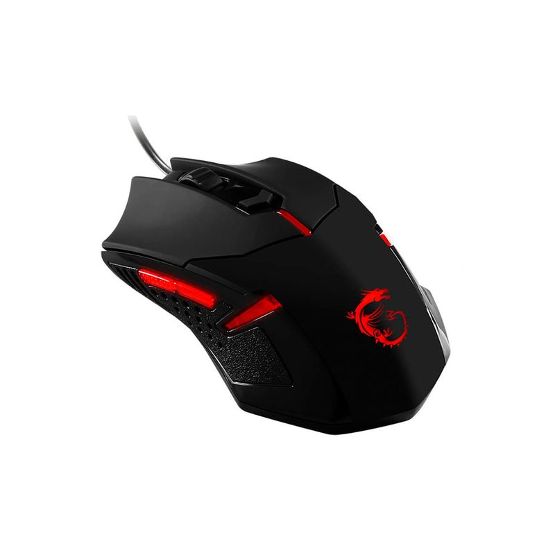 Mouse-Gamer-MSI-Interceptor-DS-B1Lighting-Optical-1600-DPI-Black