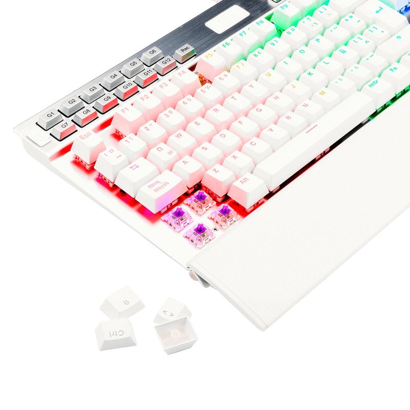 Teclado-Gamer-Redragon-Yama-K550W-SP-Spanish-Purple-Switch-White