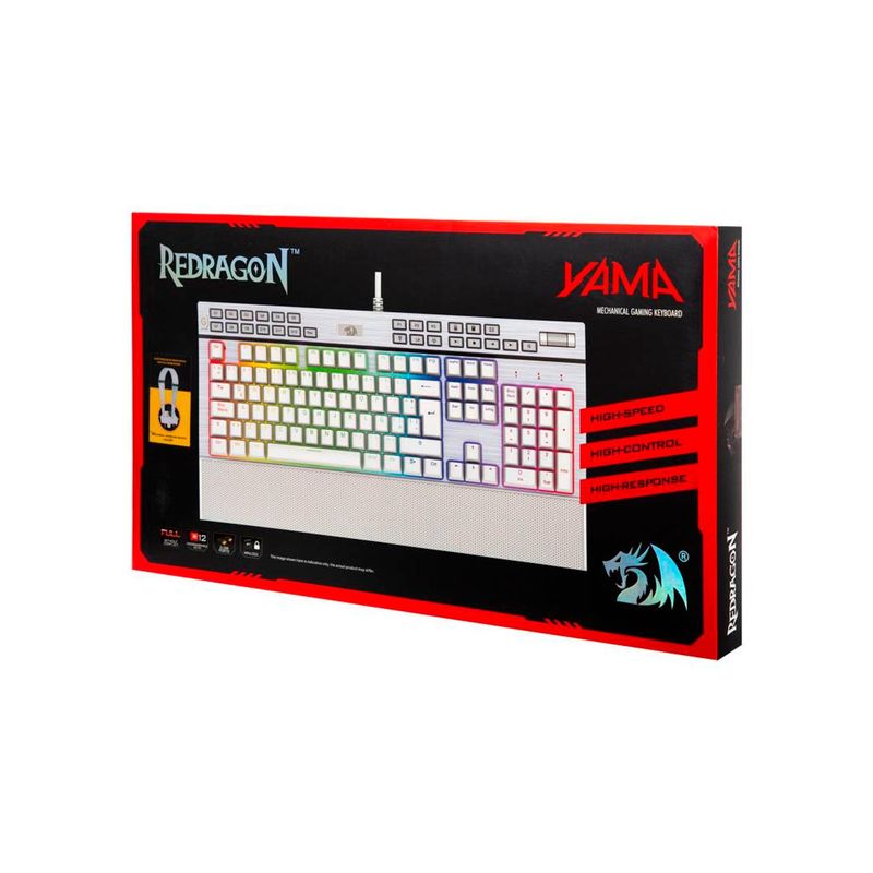 Teclado-Gamer-Redragon-Yama-K550W-SP-Spanish-Purple-Switch-White