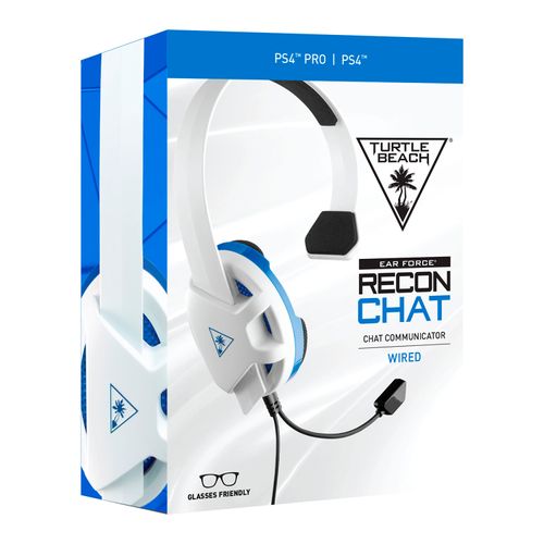 Audifonos Gaming Turtle Beach Recon Chat Compatible Ps4 Ps4 Pro Xbox One Y Celular Blanco