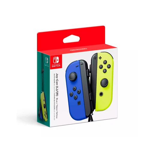 Controles Joy-Con Neon Nintendo Switch Azul Amarillo