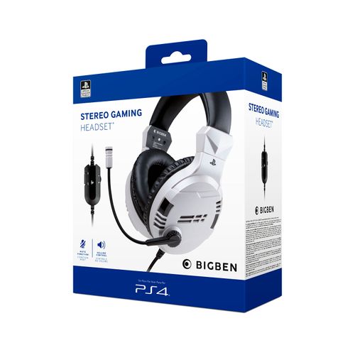 Audifono PS4 BigbenStereo Gaming Headset V3 Blanco