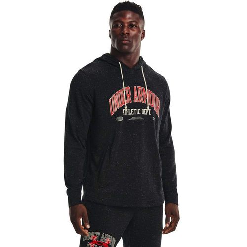 Polera Deportiva Under Armour Rival Try Athletic Dept Hoodie 1370354-001 Negro