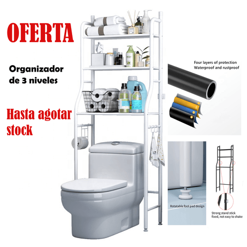 Organizador Estante de Baño 160x50x25