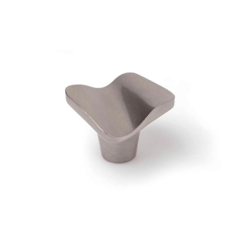 4 pomo Zamak 32x32 níquel satinado