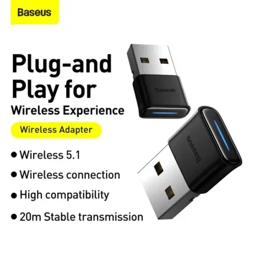 Baseus Adaptador USB Bluetooth para Pc 5.1