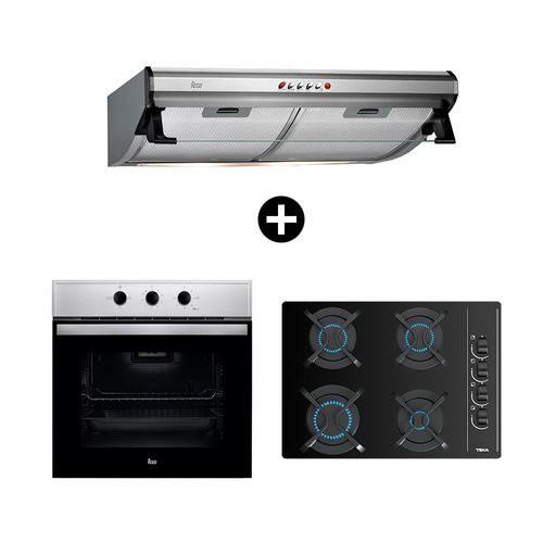 Tricombo Cocina Teka + campana + horno C6310 Gbc 64003 Kib Hbb535