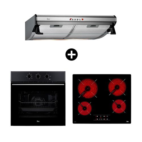 Tricombo Cocina Teka + campana + horno C6310 Tb6415 Hsb 610