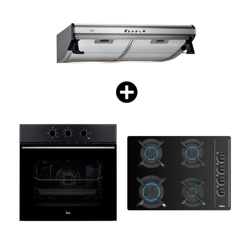 Tricombo Cocina Teka + campana + horno C6310 Gbc 64003 Kib Hsb 610