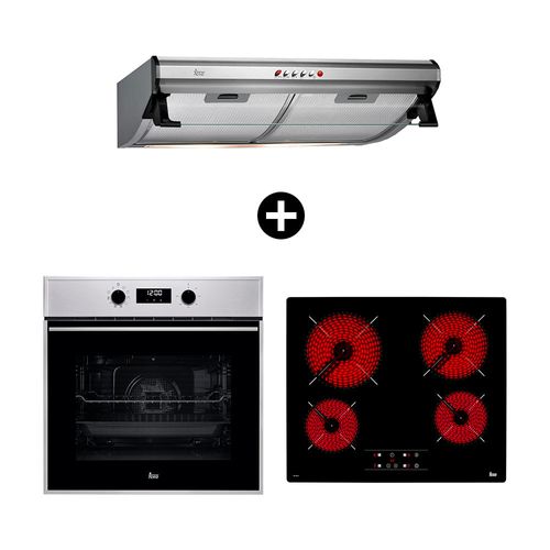 Tricombo Cocina Teka + campana + horno C6310 Tb6415 Hsb 635