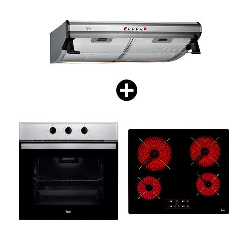 Tricombo Cocina Teka + campana + horno C6310 Tb6415 Hbb 535