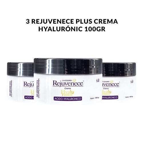 3 Rejuvenece Plus Crema Hyalurónic 100gr